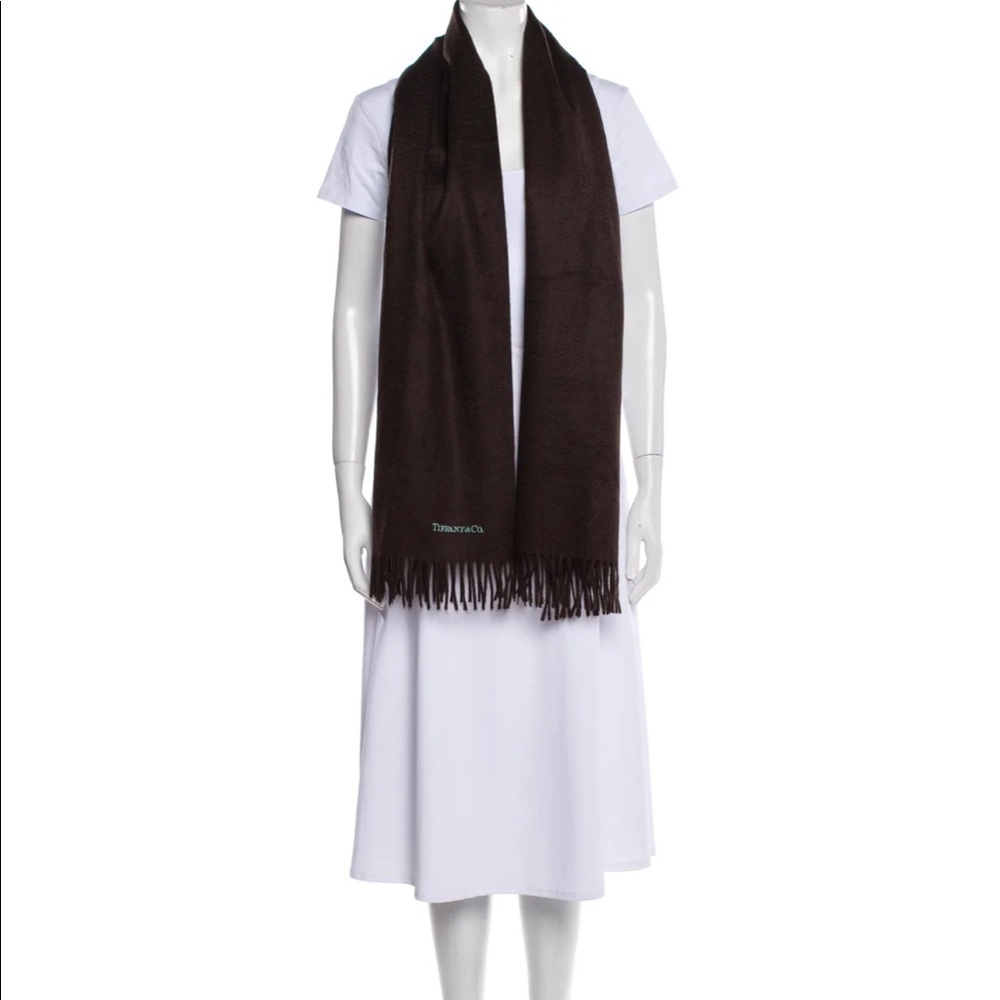 Tiffany & Co Brown Cashmere Stole
